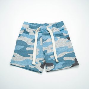 SHORTS CAMO BLUE INFANT - 0-3 Months
