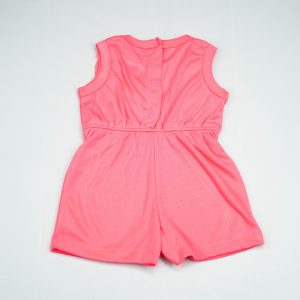 JUMPSUIT WITH FRILL SLEEVES ORANGE INFANT - New Born