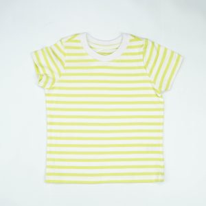 T SHIRT YELLOW STRIPES TODDLER - 3-4 Years
