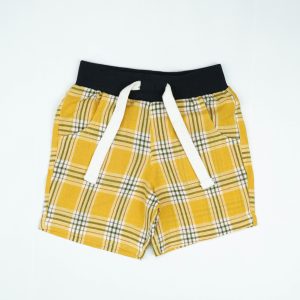 SHORTS DRAW STRING YELLOW INFANT - 0-3 Months