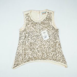 TOP SEQUINS SILVER TODDLER - 3-4 Years