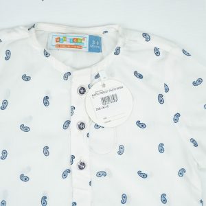 KURTA PAISLEY WHITE INFANT - 0-3 Months
