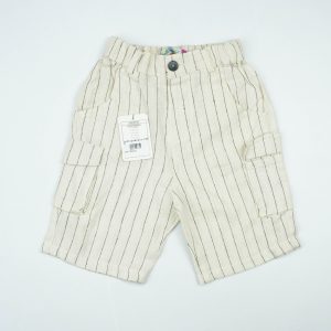 SHORTS WOOVEN WHITE TODDLER - 12-18 Months