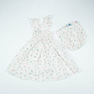 FROCK 2 PC SUIT PINK INFANT - 0-3 Months
