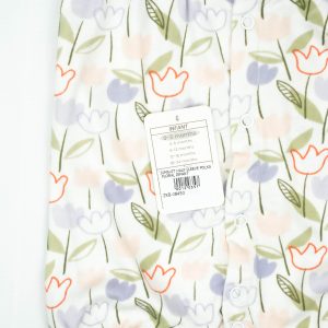 JUMSUIT HALF SLEEVE POLKA FLORAL INFANT - New Born