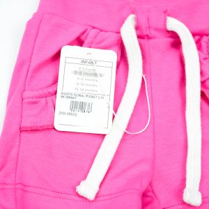 SHORTS FLORAL POCKET S.PINK INFANT