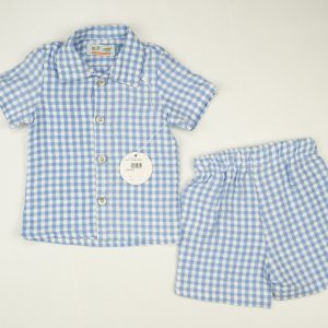 SUIT 3 PC BOYS BLUE - 0-3 Months