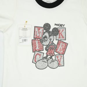 T SHIRT MICKIE WHITE TODDLER - 2-3 Years