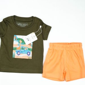 SUIT 2 PC POPSICLE INFANT - 0-3 Months