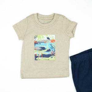 SUIT 2 PC ALIGATOR INFANT - 0-3 Months