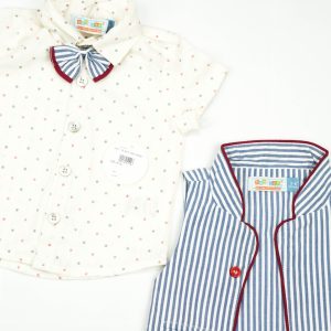 SUIT 3 PC BOYS RED INFANT - 12-18 Months
