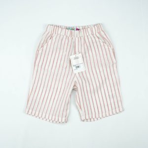 BERMUDA WOOVEN WHITE PINK TODDLER - 3-4 Years