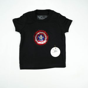 T-SHIRT CHARCOAL AVENGER INFANT - 0-3 Months