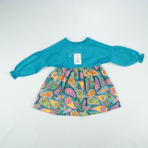 FROCK FLAIR BLUE WAVES TODDLER - 2-3 Years