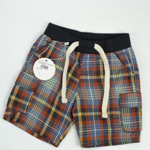 SHORTS DRAW STRING POCKET MULTI INFANT - 0-3 Months