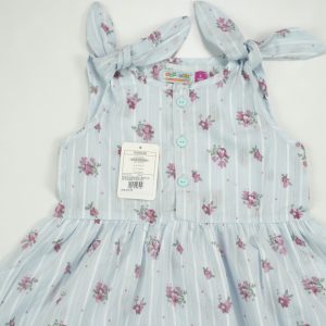 FROCK FLAIR FRILL BODY PINK FLOWER TODDLER - 3-4 Years