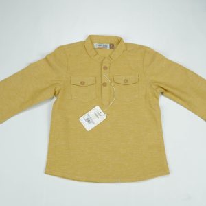 SHIRT KURTA FRONT POCKET BOYS YELLOW TOODLER - 4-5 Years