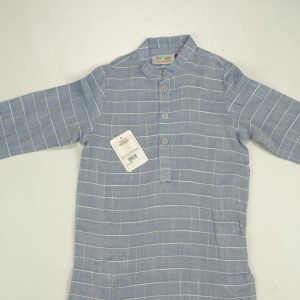 KURTA STRIPES BLUE TODDLER - 4-5 Years