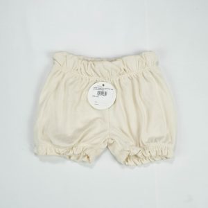 SHORT ELASTAIC BOTTOM GIRLS WHITEINFANT - 0-3 Months