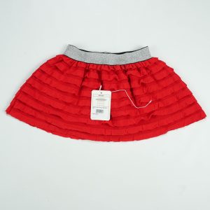 SKIRTS WITH FRILL RED GIRLS - 12-18 Months