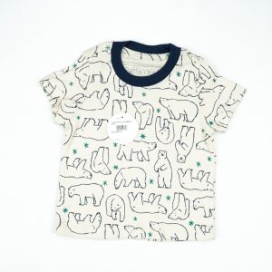 T-SHIRT OFF WHITE BEAR INFANT - 0-3 Months