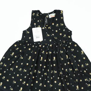 FROCK MOCK NECK BLACK YELLOW INFANT - 0-3 Months