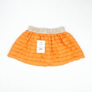 SKIRTS WITH FRILL ORANGE - 12-18 Months