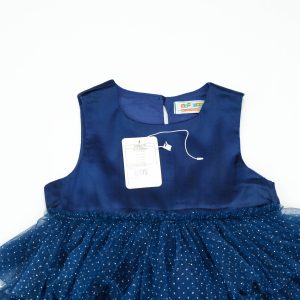 FROCK TRIPLE LAYER NAVY TODDLER - 3-4 Years