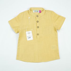 SHIRT KURTI BOYS PEACH TODDLER - 12-18 Months