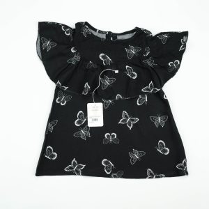 Frock Front Flair Black Butterfly Toddler