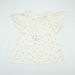 FROCK FRONT FLAIR YELLOW FLWOER TODDELR - 3-4 Years
