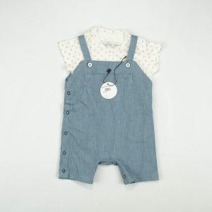 ROMPER SUIT SET BLUE INFANT - 18-24 Months
