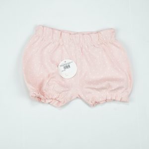 SHORT ELASTAIC BOTTOM GIRLS B.PINK POLKA INFANT - 12-18 Months