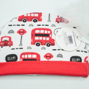 CAP L RED DOUBLE DECKER - New Born