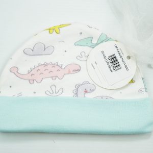 CAP S B.BLUE MULTI DINO - New Born