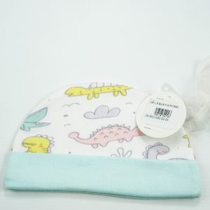 CAP L B.BLUE MULTI DINO - New Born