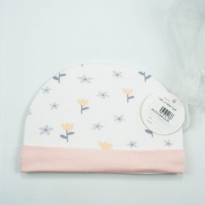CAP L LT PINK TULIP - New Born