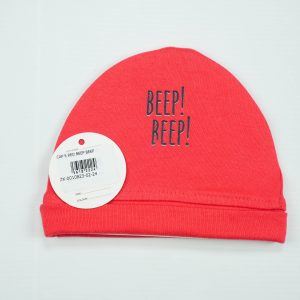 CAP S RED BEEP BEEP - New Born