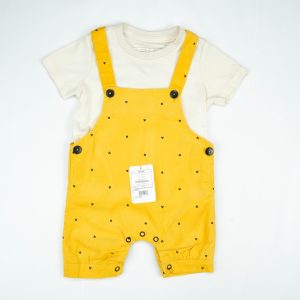 DANGREE SUIT YELLOW HEART INFANT - 0-3 Months