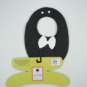 BIB BLUE WITH BOW - New Born