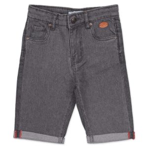 Denim Bermuda Straight Pocket Mid Grey Toddler - 4-Years