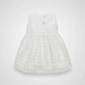 FROCK A LINE CHICKEN WHITE TODDLER - 0-3 Months