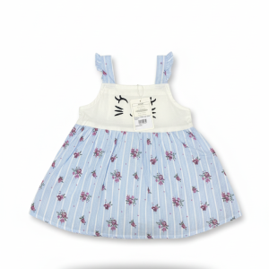 Frock Cat Emro Blue Stripe Infant - 6-12 Months, Striped