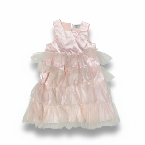 Frock Triple Layer Pink Toddler - 4-5 Years