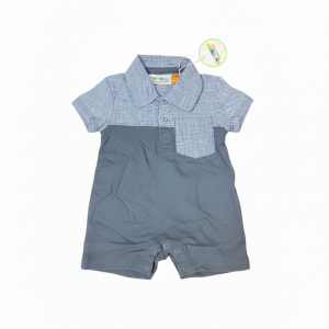 Jumpsuit Cut & Sew Grey Infant - 0-3 Months