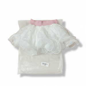 Skirt Fancy Net White Infant - 18-24 Months